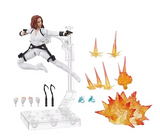 Black Widow Marvel Legends 6-Inch Deluxe White Costume Action Figure with Stand - Coming in April 2020