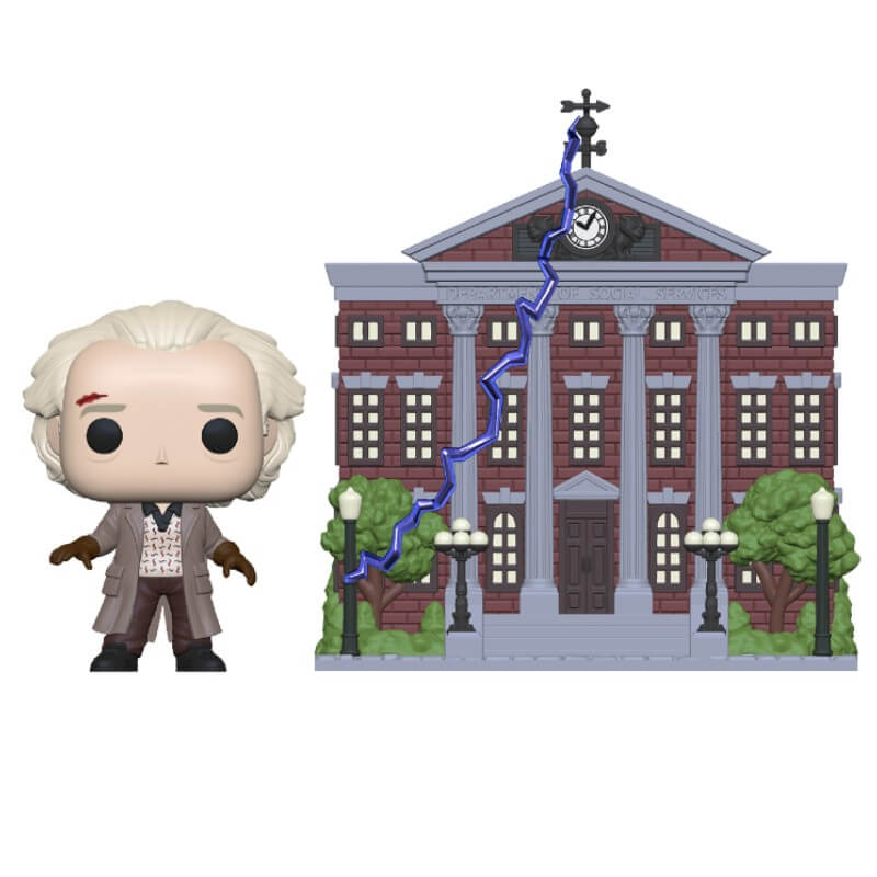 BACK TO THE FUTURE DOC WITH CLOCK TOWER POP! TOWN Coming in July 2020