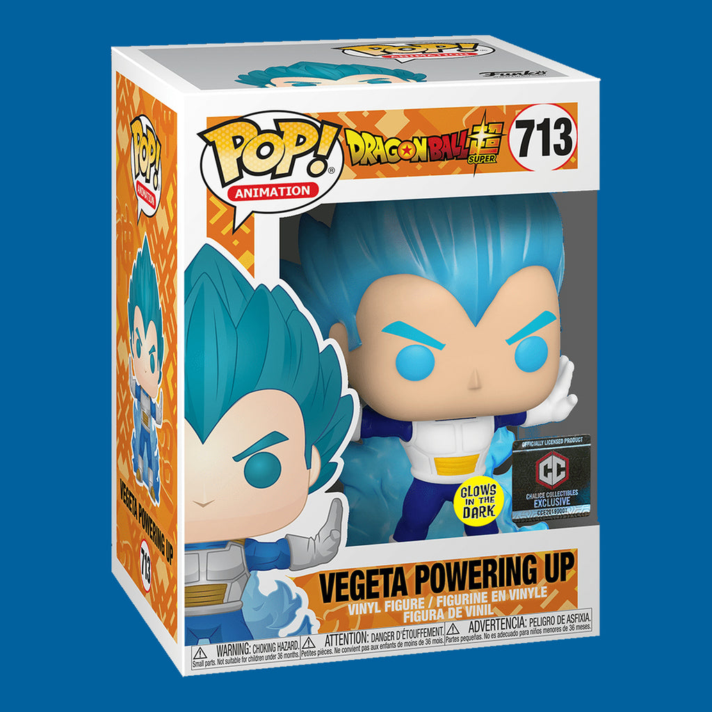 Funko Pop! Animation: Dragon Ball Z - Vegeta Powering Up #713 Chalice Collectibles Exclusive