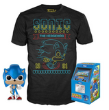 Funko Pop! Sonic The Hedgehog With Ring Metallic Exclusive T-Shirt Bundle GameStop